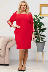 Plus size dress model 191385 Karko