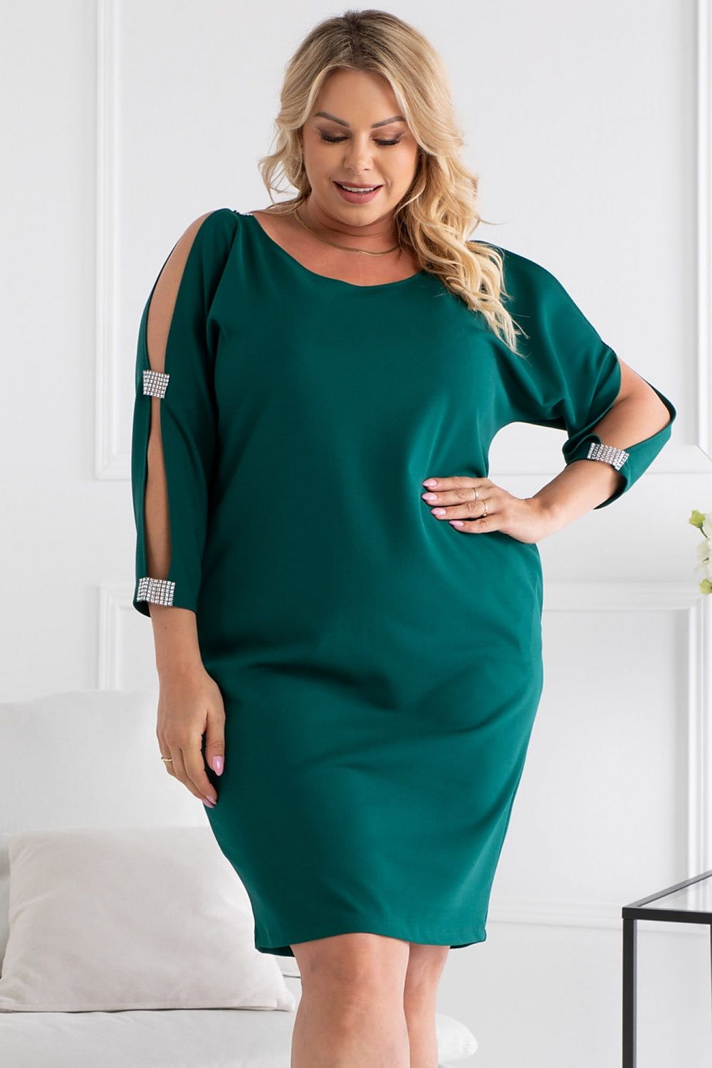 Plus size dress model 191385 Karko