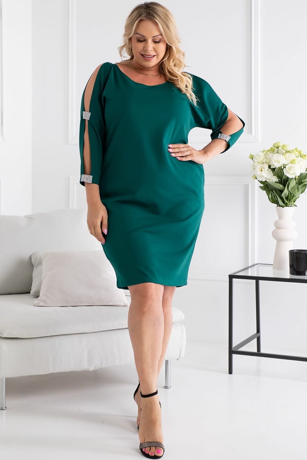 Plus size dress model 191385 Karko