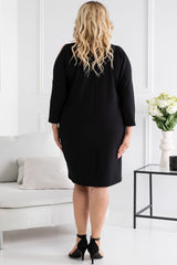 Plus size dress model 191385 Karko