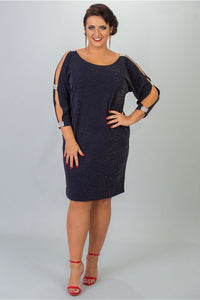 Plus size dress model 191385 Karko