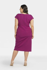 Plus size dress model 197775 Karko