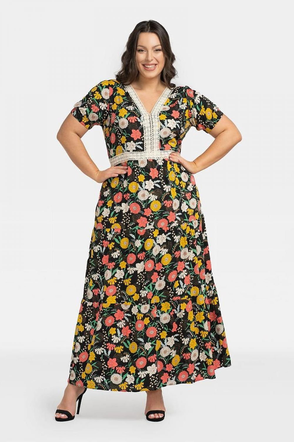 Plus size dress model 196884 Karko