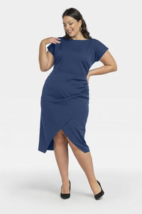 Plus size dress model 197775 Karko