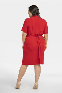 Plus size dress model 197778 Karko