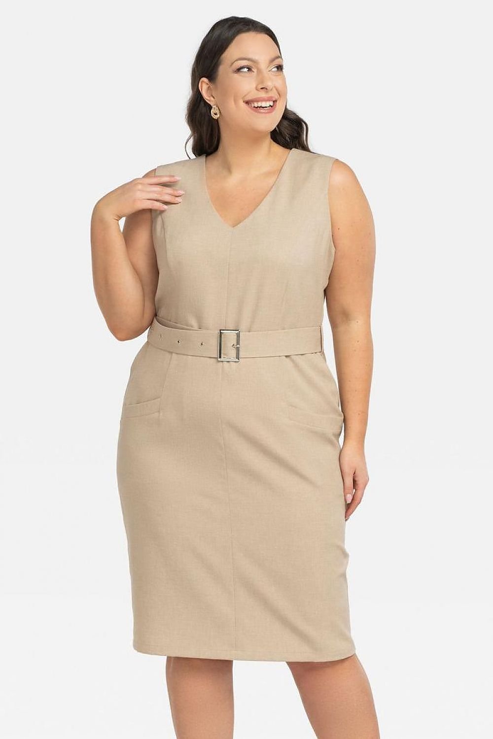 Plus size dress model 198157 Karko