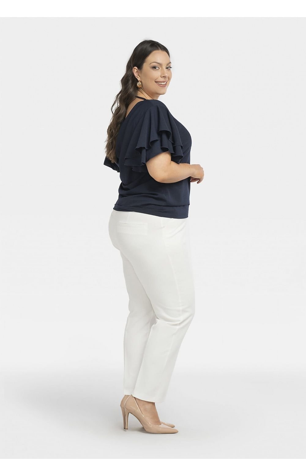 Plus size blouse model 198327 Karko