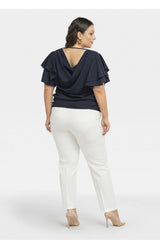 Plus size blouse model 198327 Karko