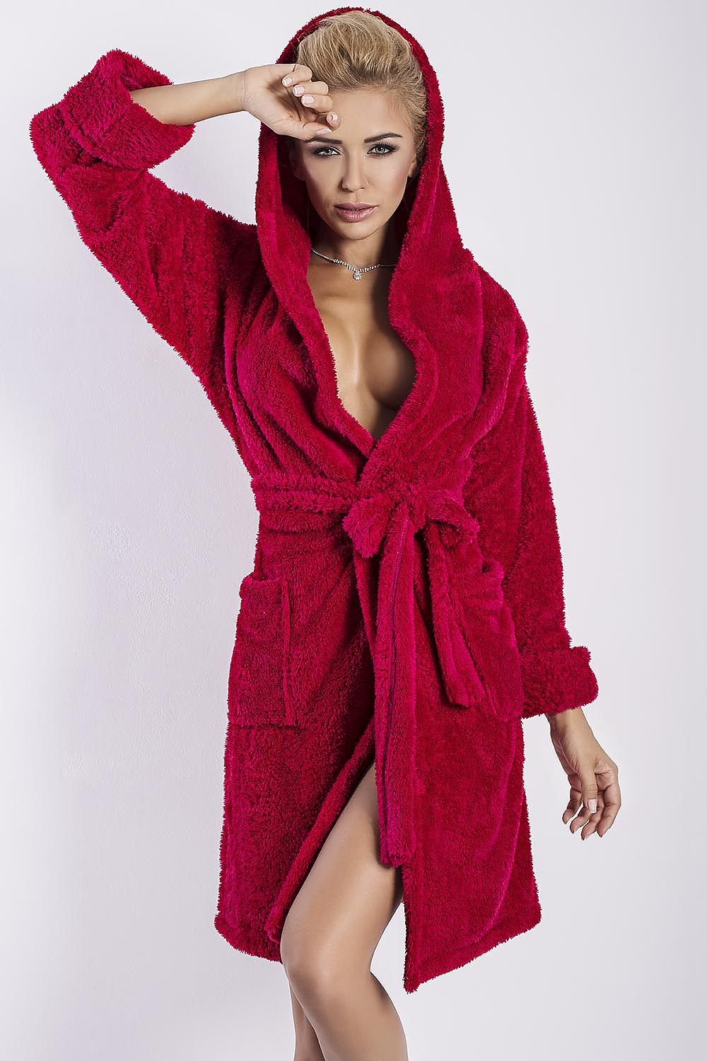 Short bathrobe model 119934 DKaren