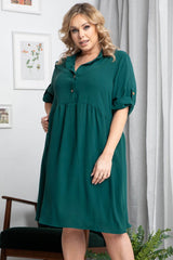 Plus size dress model 182208 Karko