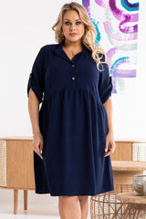 Plus size dress model 182208 Karko