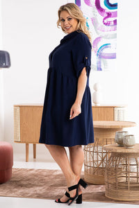 Plus size dress model 182208 Karko