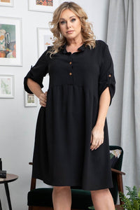 Plus size dress model 182208 Karko