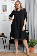 Plus size dress model 182208 Karko