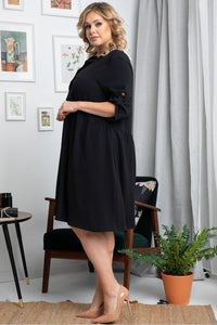 Plus size dress model 182208 Karko