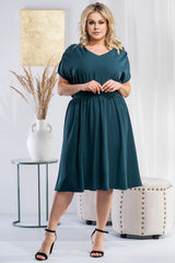 Plus size dress model 183387 Karko