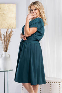 Plus size dress model 183387 Karko