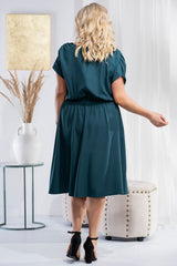 Plus size dress model 183387 Karko